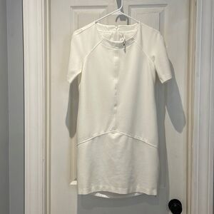 Trina Turk bodycon dress  with gold zippers on the sides SZ 4